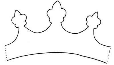 Desenho de coroa para recortar