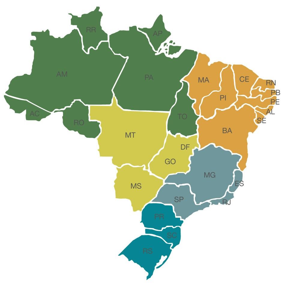 CAPITAIS DO BRASIL → Lista Completa! Estado e Regiões