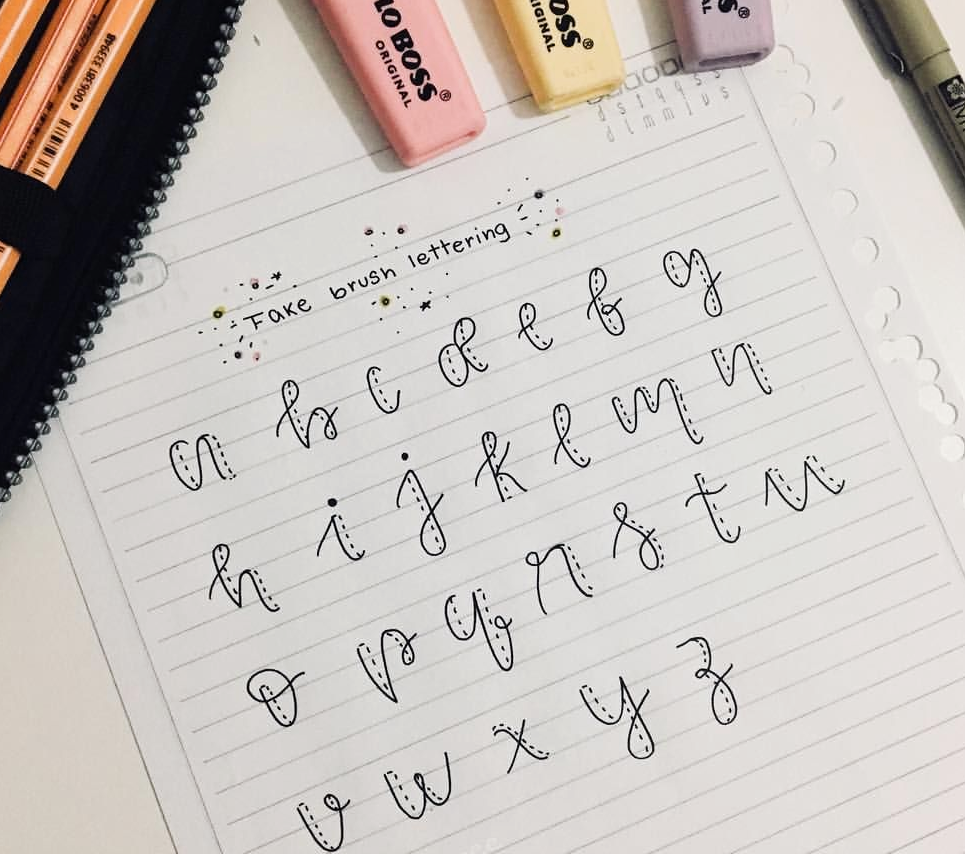 Alfabeto Lettering 