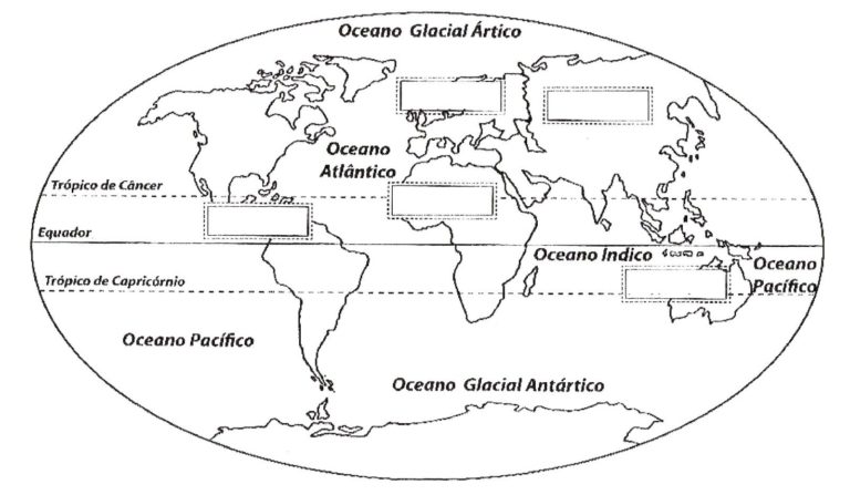 Mapa Mundi → Continentes Países E Estados Mapas De Geografia 9286