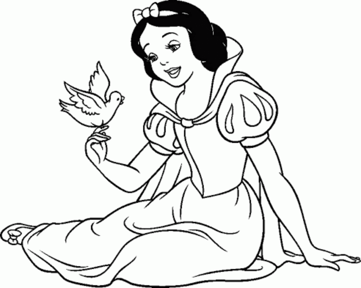 Desenho Para Colorir Princesa - Imagens Grátis Para Imprimir - img 31022