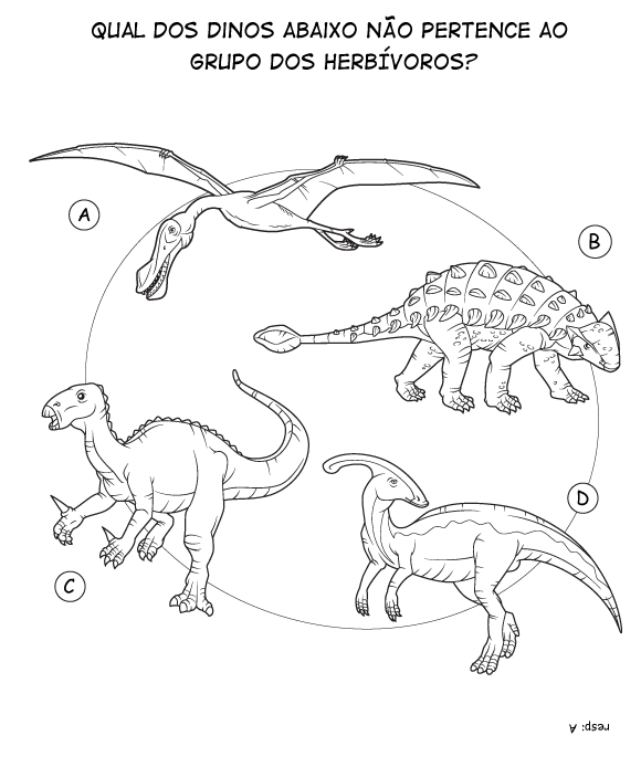Imprima e pinte o Dinossauro 3D  Desenhos para imprimir e colorir