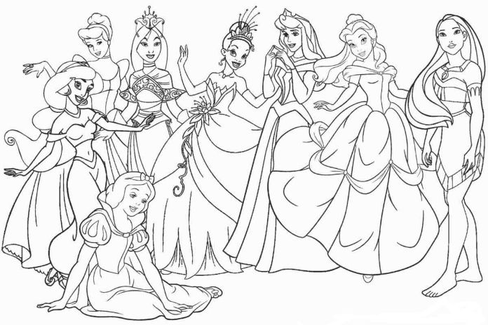 Featured image of post Princesas Para Pintar E Imprimir Dibujos para colorear princesas online o para imprimir