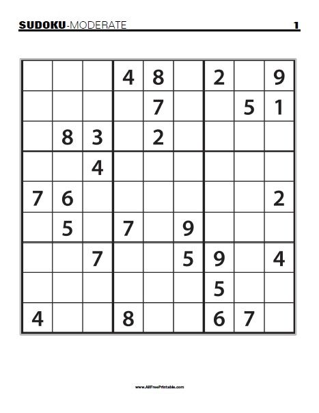 Sudoku Clássico 9x9 - Médio ao Difícil - Volume 63 - 276 Jogos