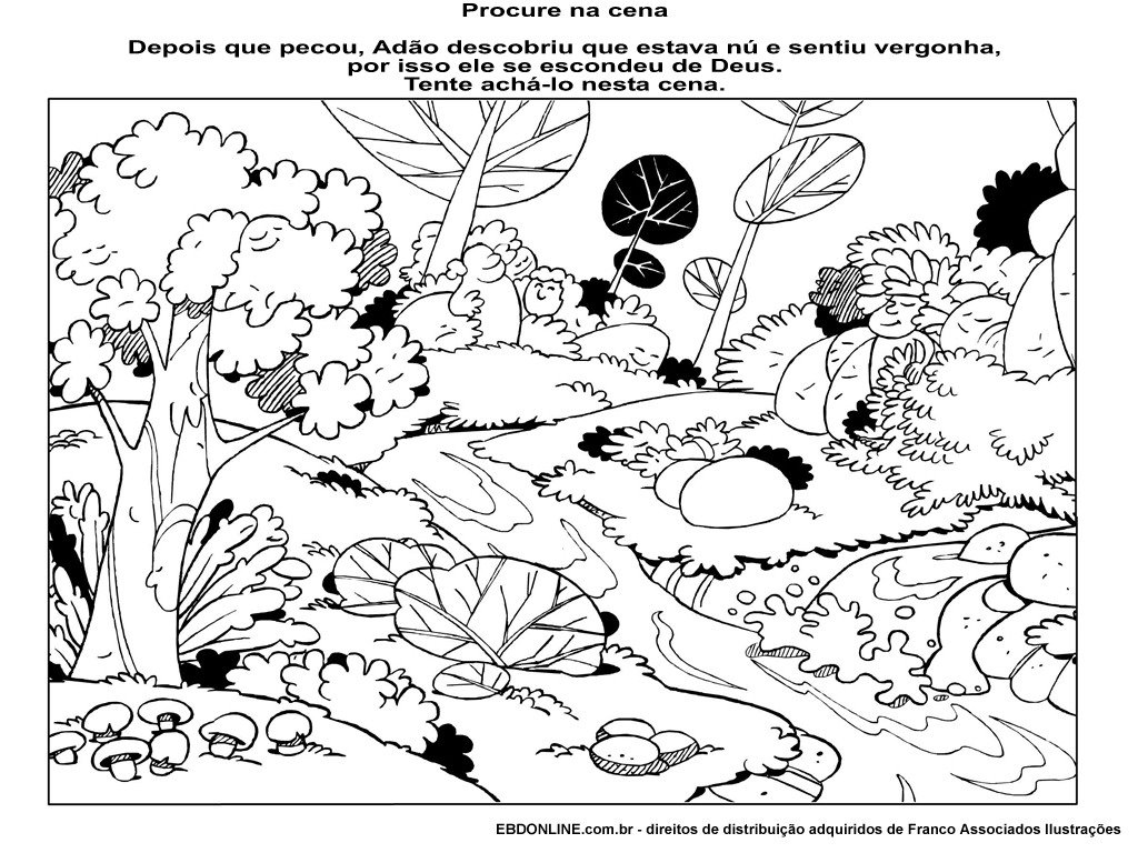 50 Atividades Sobre Criação Do Mundo Para Imprimir E Colorir - Online A64