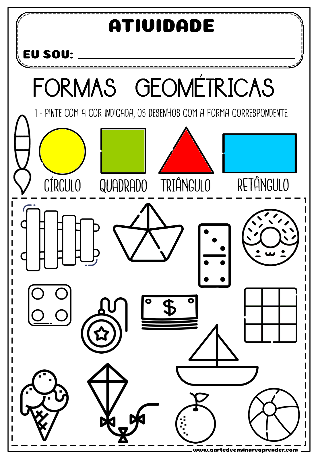 Atividades sobre Formas Geométricas 