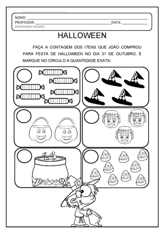 Atividades Sobre Finados e Halloween