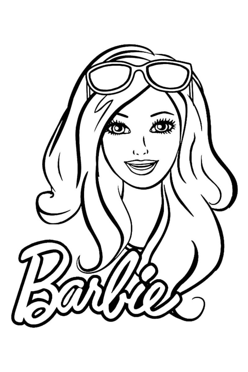 Desenhos da Barbie Para Imprimir e Colorir