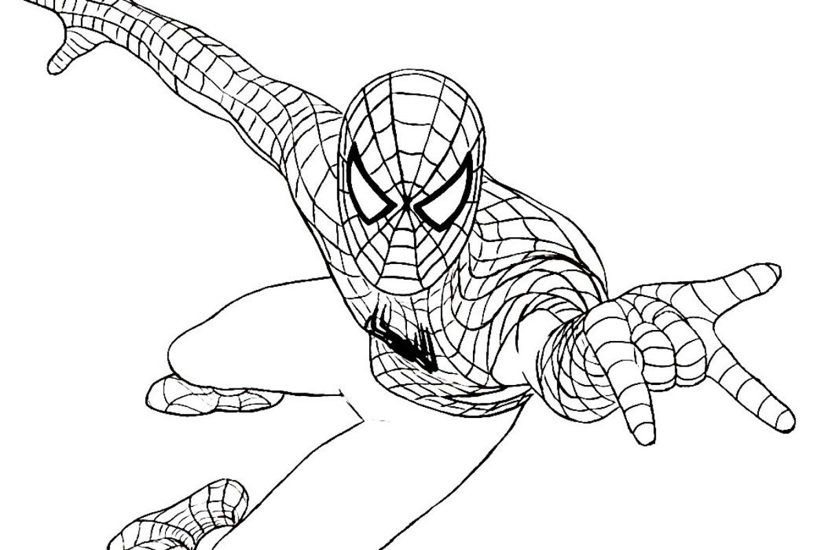 Desenhos do Homem-Aranha Para Imprimir e Colorir