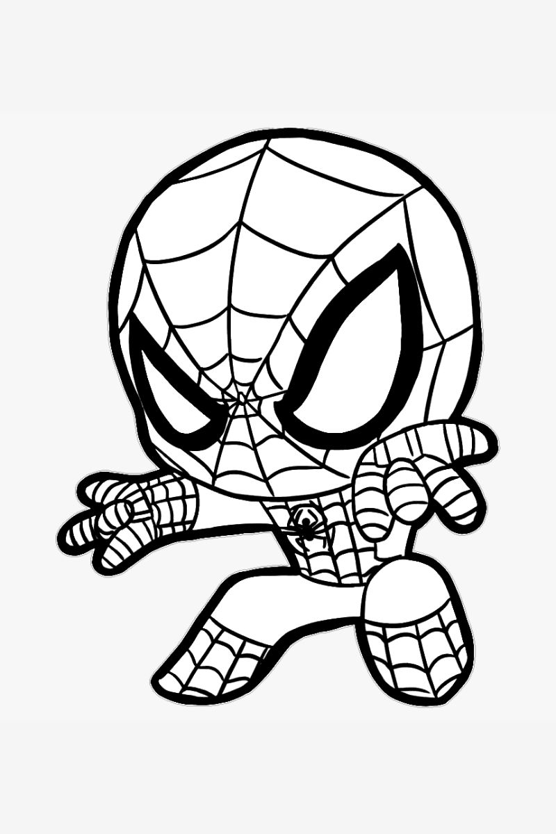 Desenhos do Homem-Aranha Para Imprimir e Colorir