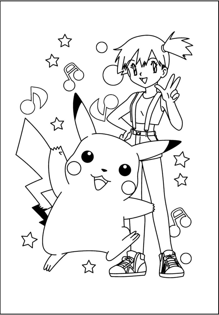 Desenhos do Pokemon para imprimir e colorir