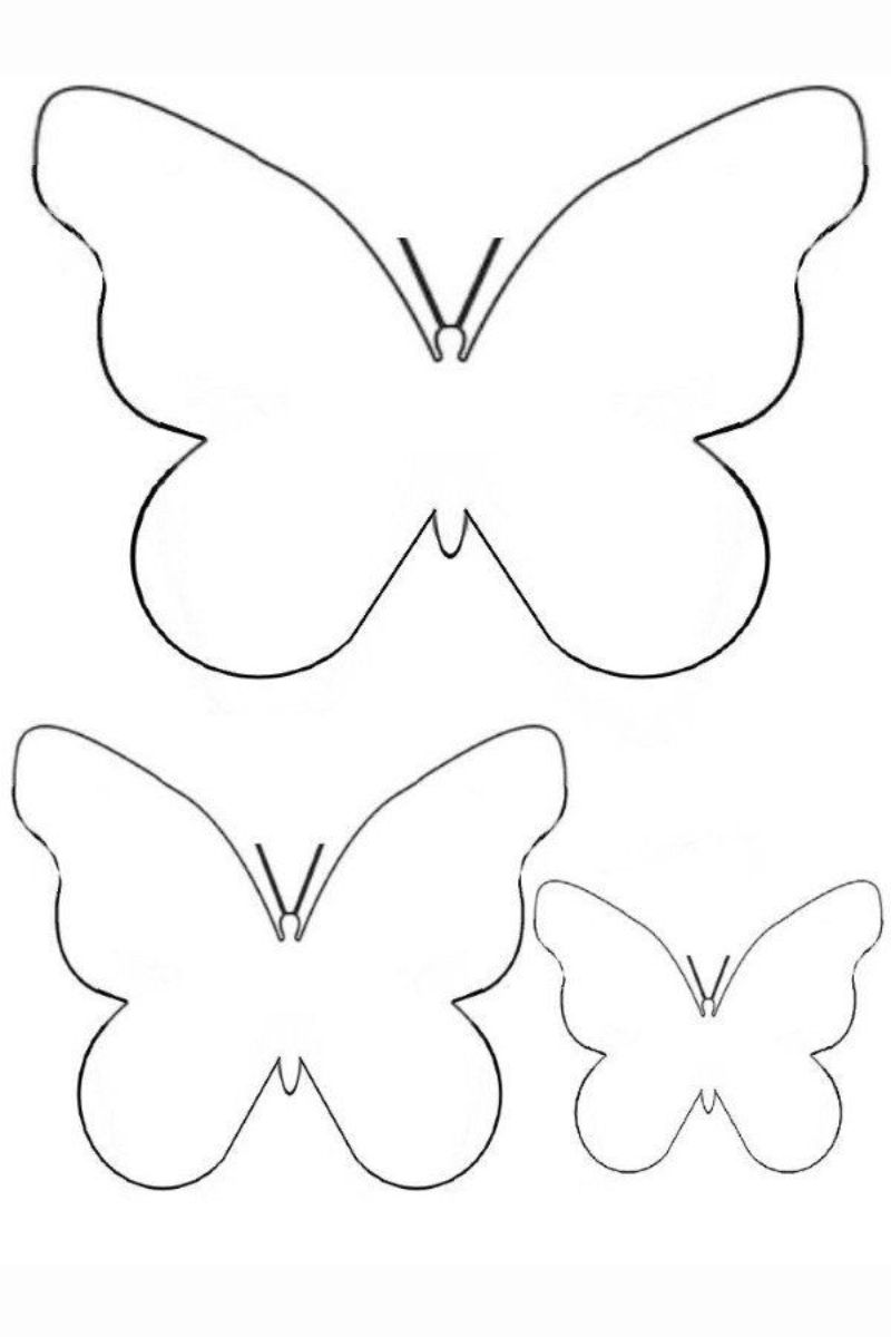 Desenhos para Desenhar na Parede: borboletas