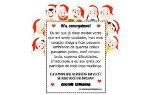 Mensagem de Encerramento Ano Letivo 2024 Imagem Casinha da Professora